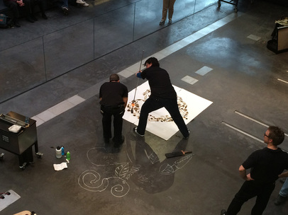 Anne Gant demonstration at Corning Museum of Glass