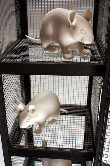 (detail) Space Saving Gerbil Tower, by Bethany Krull